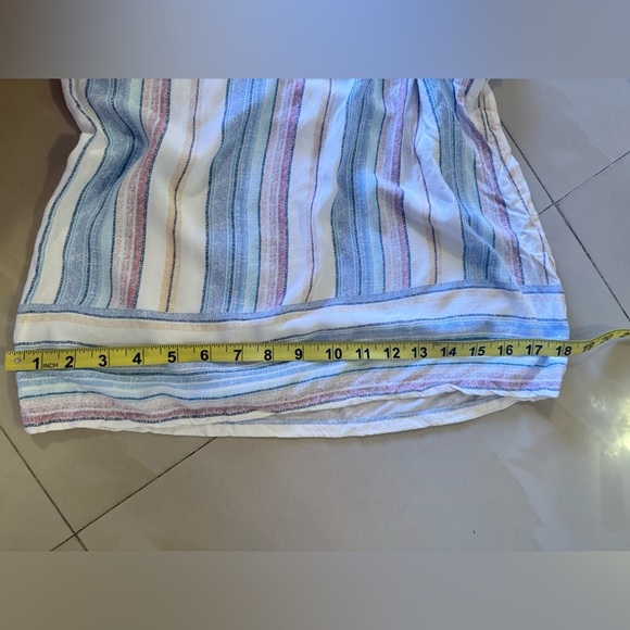 Summer Striped Ocean Drive Summer Wide Leg Pants Quite Harbor Venice Womens L - Picture 7 of 13